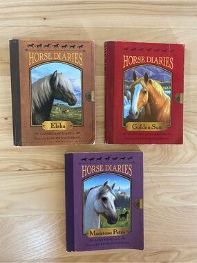 Horse Diaries Books Series Lot of 3 Books Used